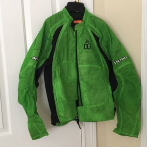 Icon Merc Jacket motorcycle woman L or mans S / M